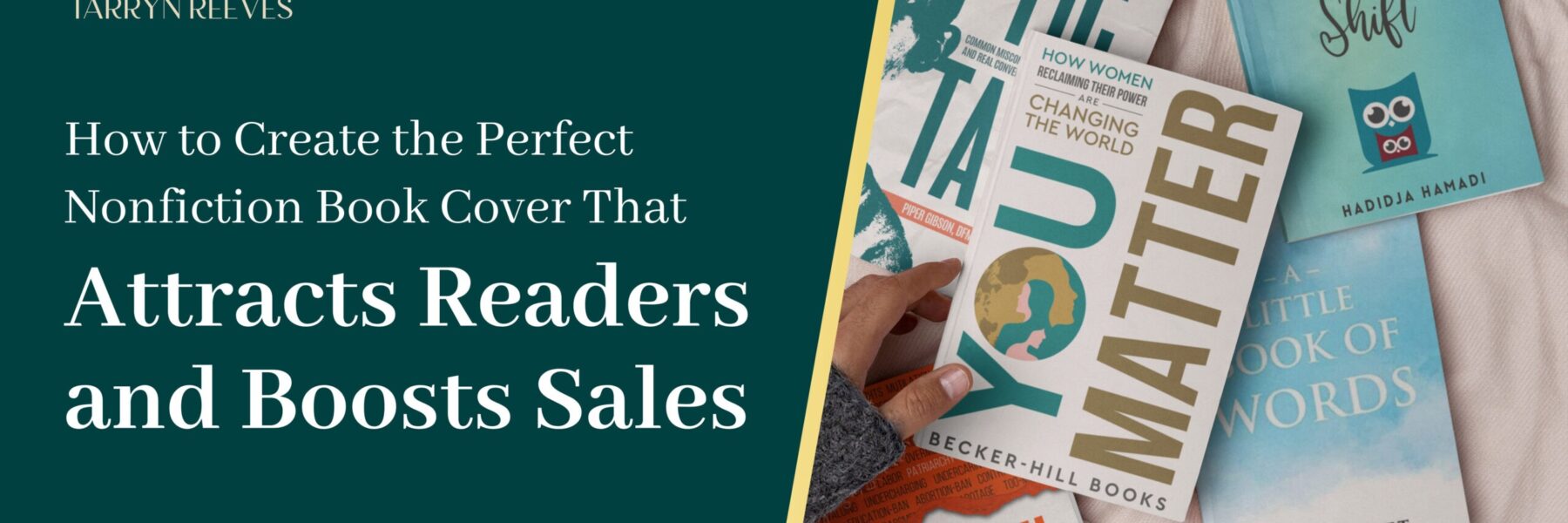 How to Create the Perfect Nonfiction Book Cover That Attracts Readers and Boosts Sales