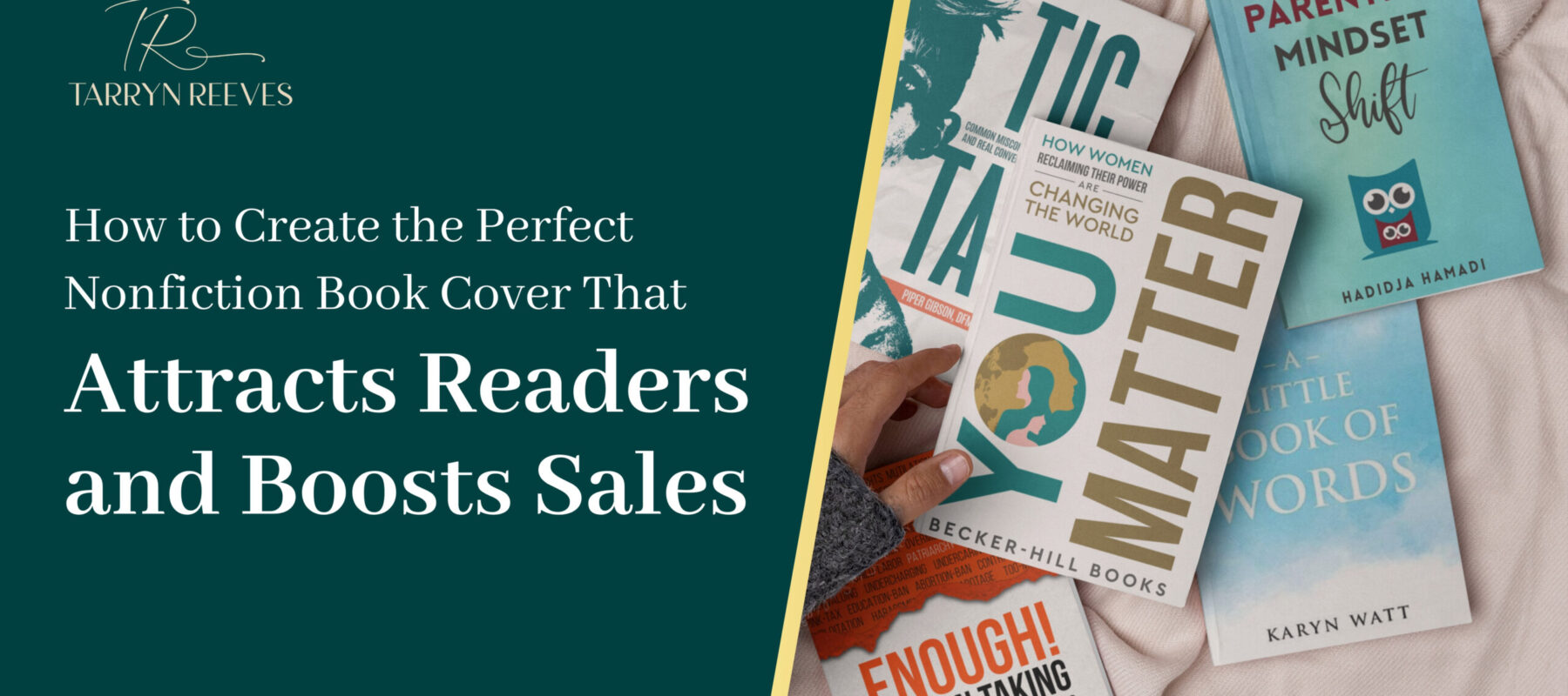 How to Create the Perfect Nonfiction Book Cover That Attracts Readers and Boosts Sales