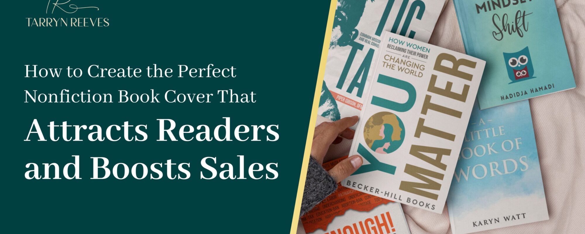 How to Create the Perfect Nonfiction Book Cover That Attracts Readers and Boosts Sales