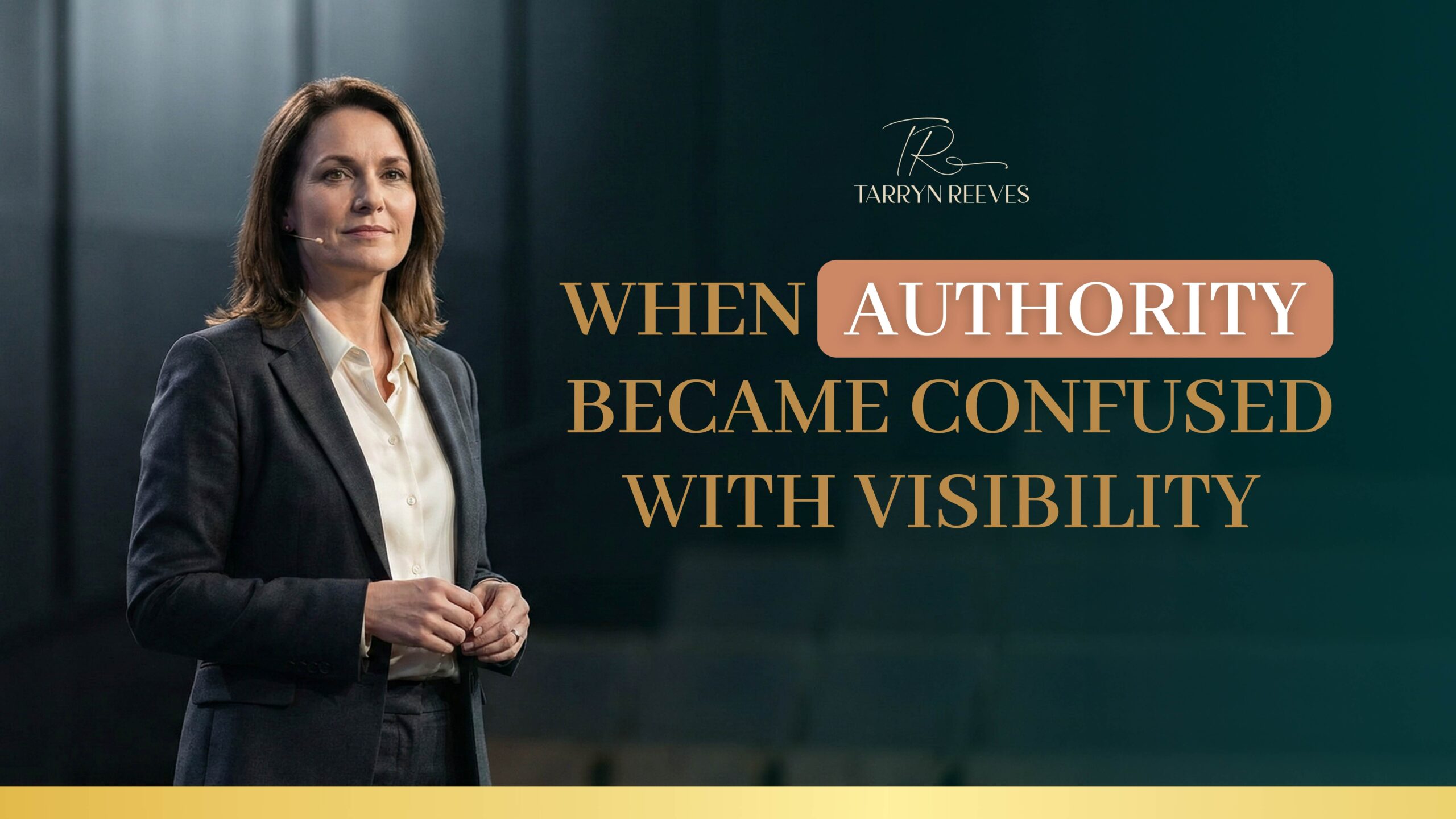 Confident leader standing out from the crowd, symbolizing clarity and authority